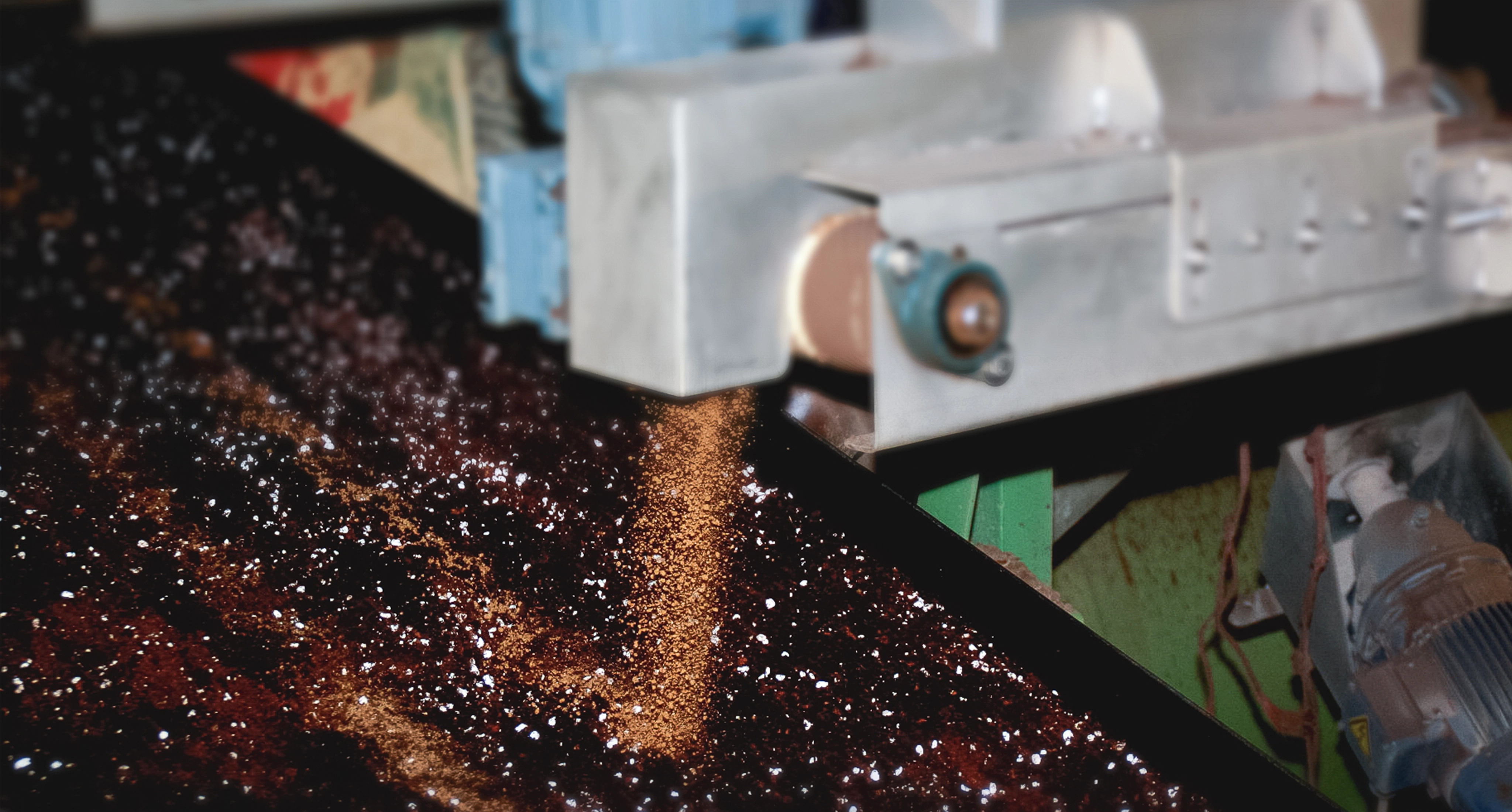 Detailansicht einer Maschine