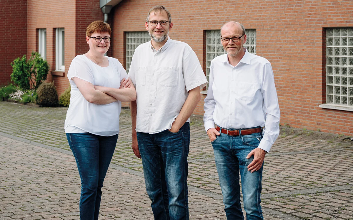 Ein Gruppenbild der Geschäftsführung des Unternehmens