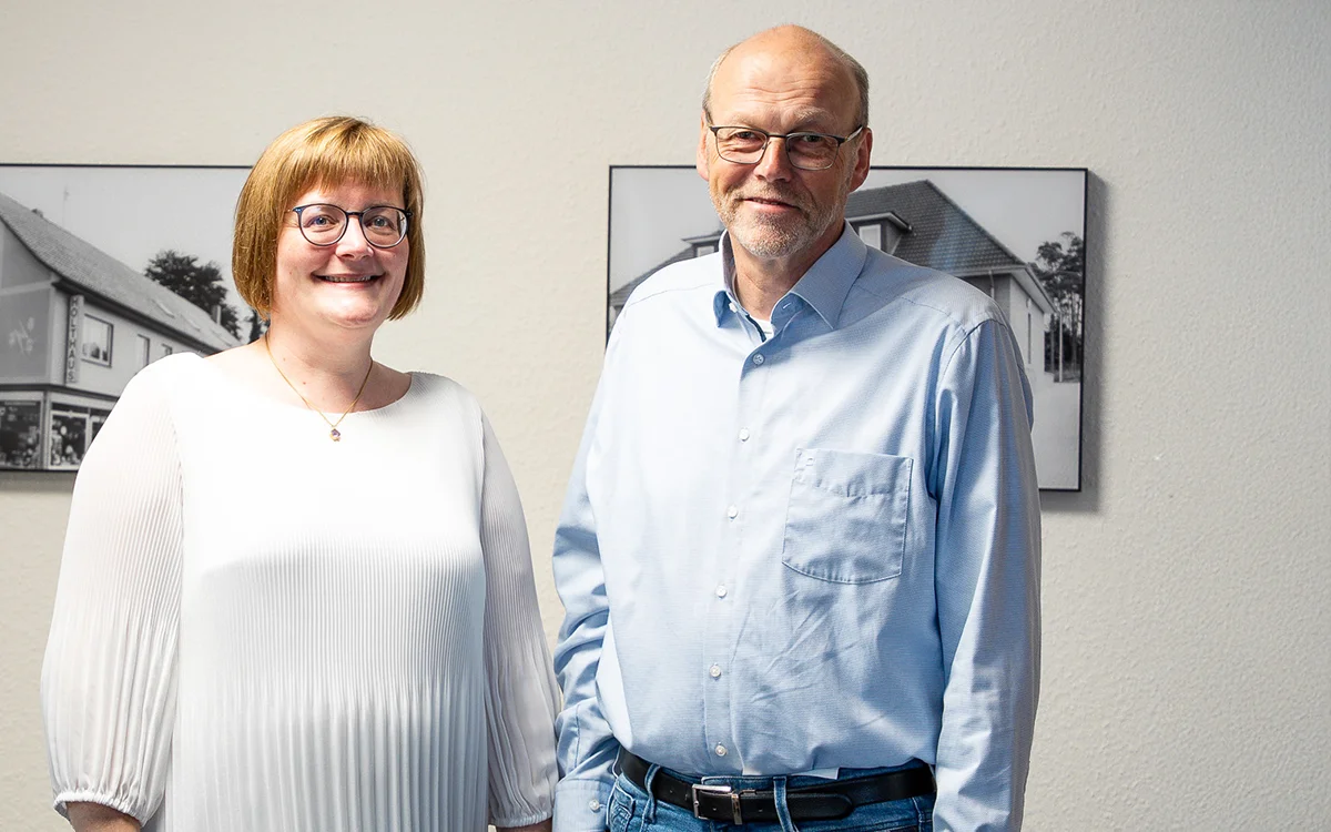 Die Geschäftsführung bestehend aus Rainer Heitmann und Katharina Pille
